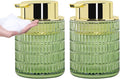 2pcs Green Foaming Soap Dispenser, Glass Foam Hand Soap Dispenser by Tonxus