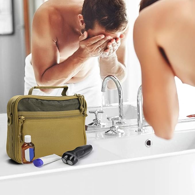 SMONT Toiletry Bag for Men Travel Toiletry Organizer Dopp Kit Organizer - Image 2