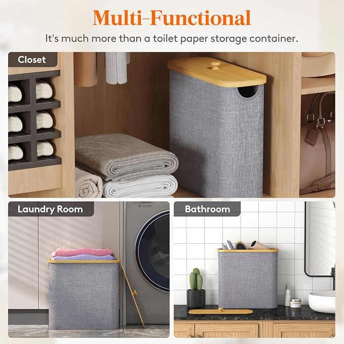 Lifewit Toilet Paper Storage Holder - Image 7