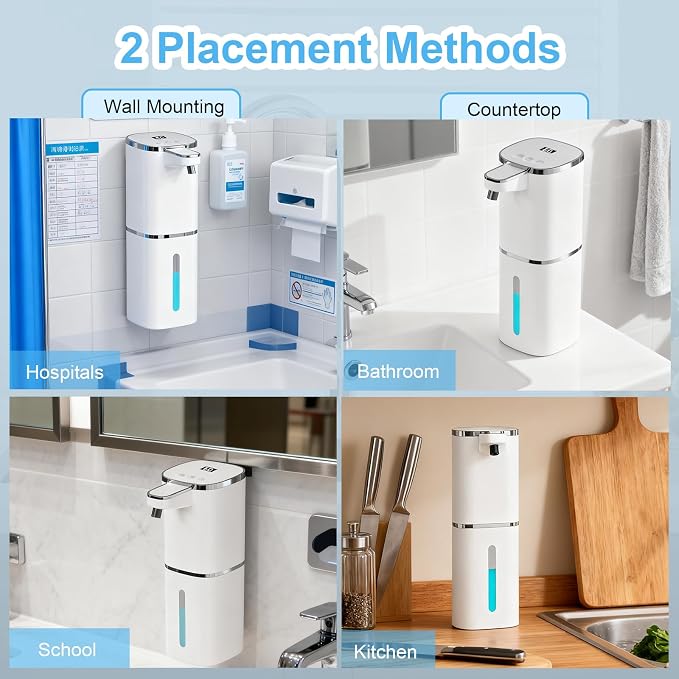 Automatic Liquid Soap Dispenser Touchless, USB Rechargeable Smart Hand Soap - Image 8