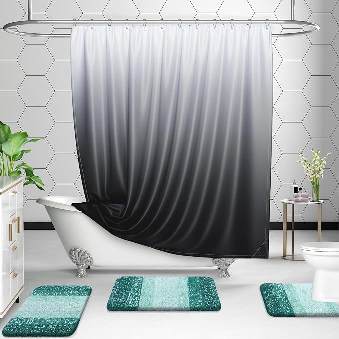 OLANLY Bathroom Rugs Sets 3 Piece, Soft Absorbent Microfiber Bath Mats and - Image 7