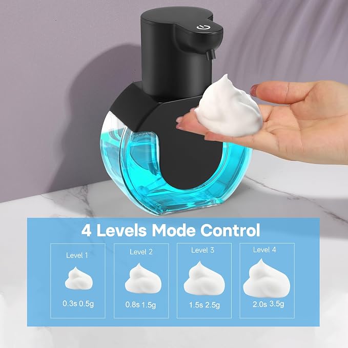 2 Pack Automatic Soap Dispenser, 14.2oz/420ML Touchless Automatic Foaming Hand - Image 4