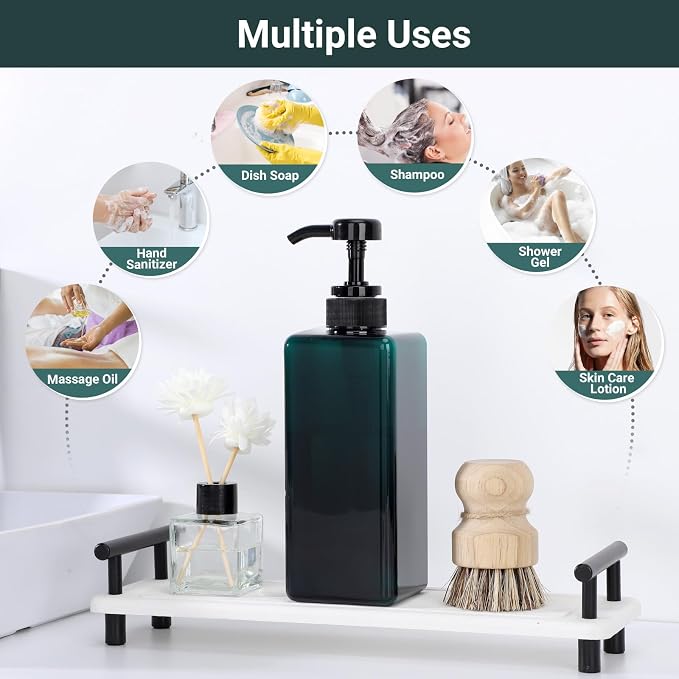 Suream Shampoo Dispenser Bottle - 22oz/650ml - Image 5