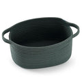 Cute Woven Storage Basket with Handle – Hunter Green Empty Gift Burr Basket by Unknown