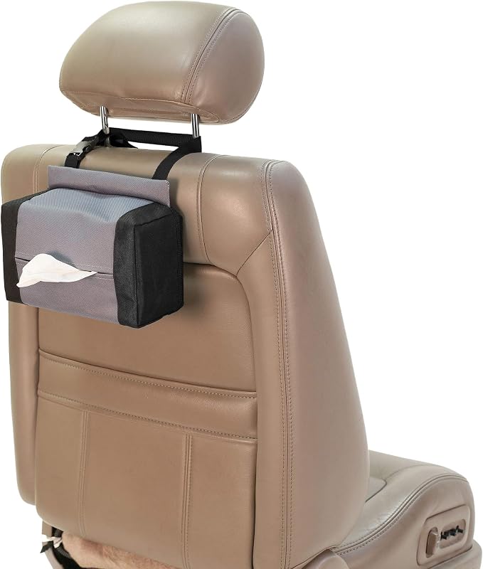 FH Group E-Z Travel Napkin Tissue Dispenser Holder fits Most Cars, and Vans Red - Image 5