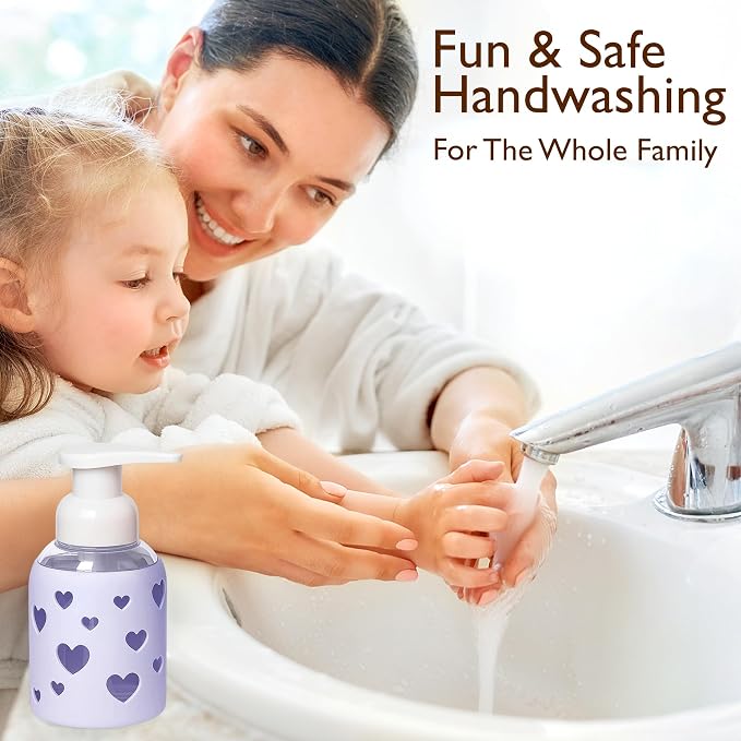 SoCal Suds & Company Foaming Hand Soap Dispenser Glass, Liquid Soap Pump - Image 7