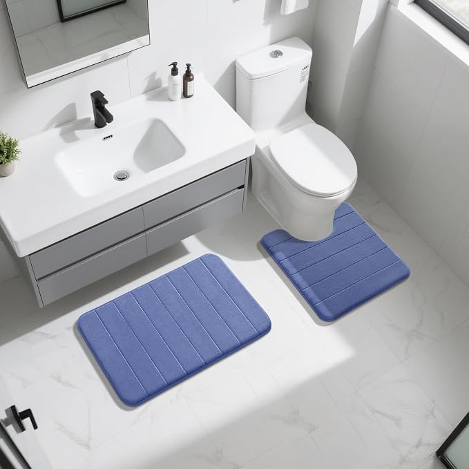Yimobra Memory Foam Bath Mat Set 2 Piece - Image 7