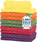 DAN RIVER 10 Pack Wash Cloths for Showering by DanRiver