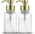 MaisoNovo Glass Foaming Soap Dispenser | Clear Glass Gold Pumps x 2 by MaisoNovo-TheArtofSustainableLiving