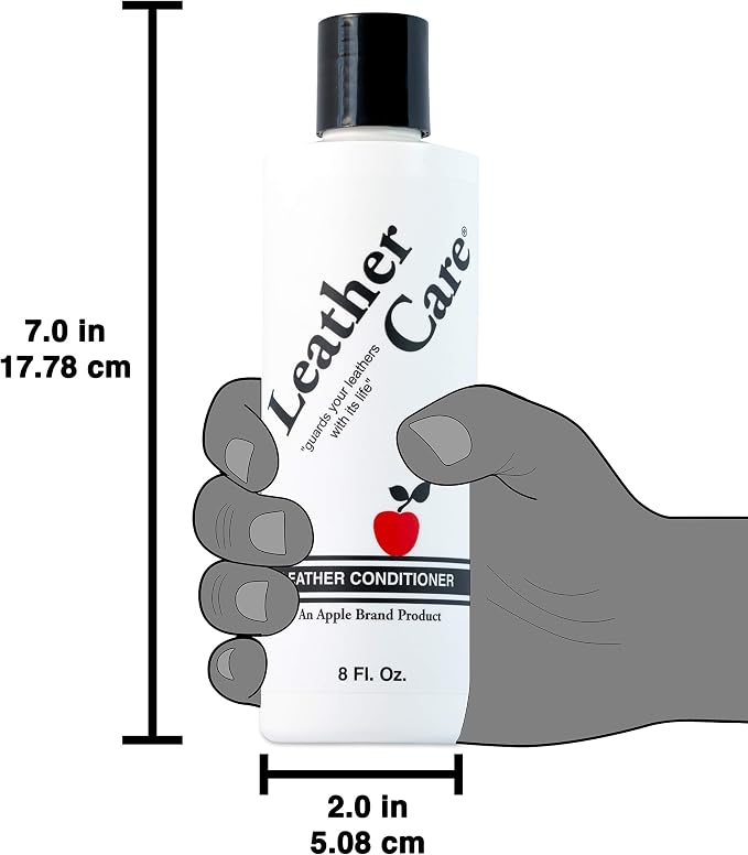 Apple Leather Care Leather Conditioner 8oz Bottle - Image 5