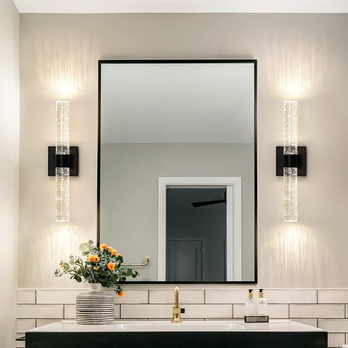 Black Modern LED Wall Sconce - Image 3