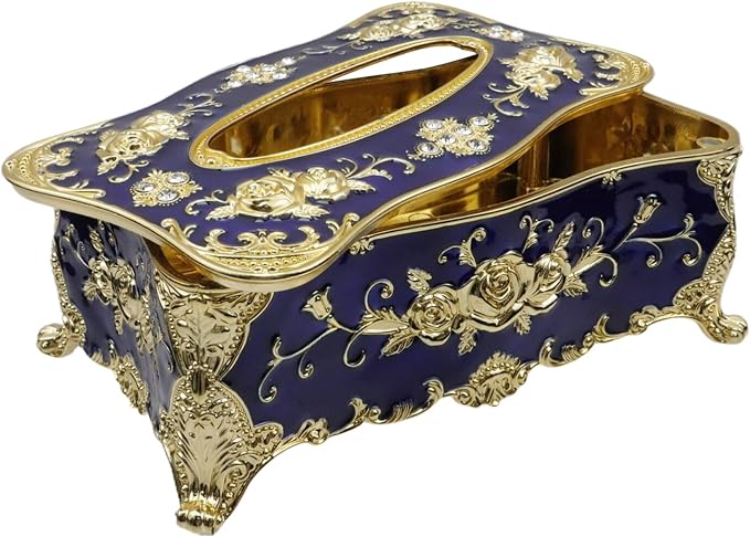 9.45"x5.43"x3.94" Luxurious Rose Tissue Box - Image 5
