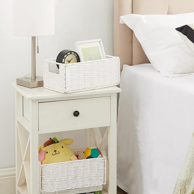 Vagusicc Wicker Storage Basket, Small Storage Baskets - Image 3