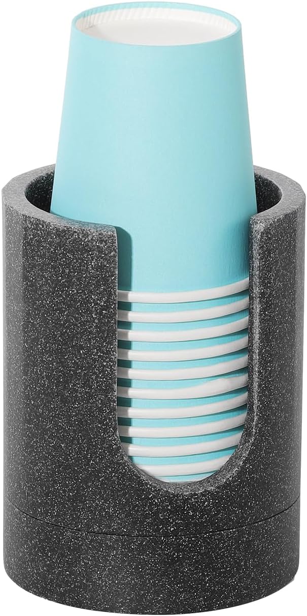 Luxspire Bathroom Cup Dispenser, 3oz Dixie Cup Dispenser, Resin Dixie Cup Holder by Luxspire