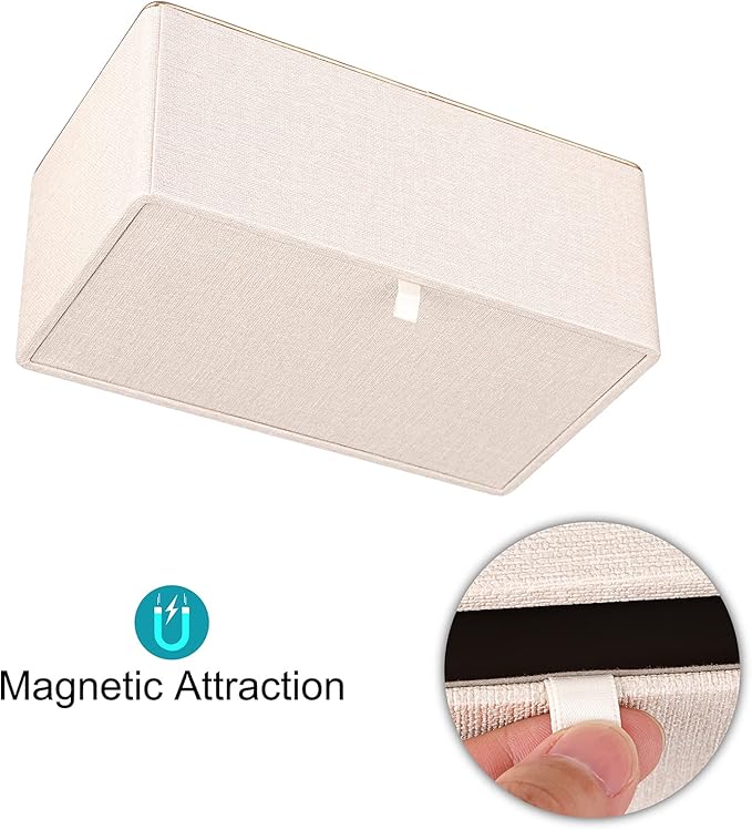 Sumnacon Rectangular Linen Tissue Box Cover - Image 6