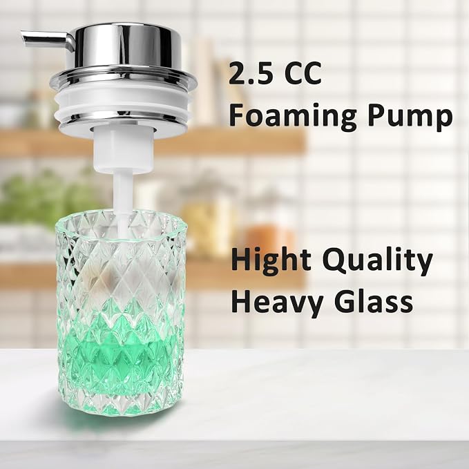 Bathroom Glass Soap Dispenser - Image 4