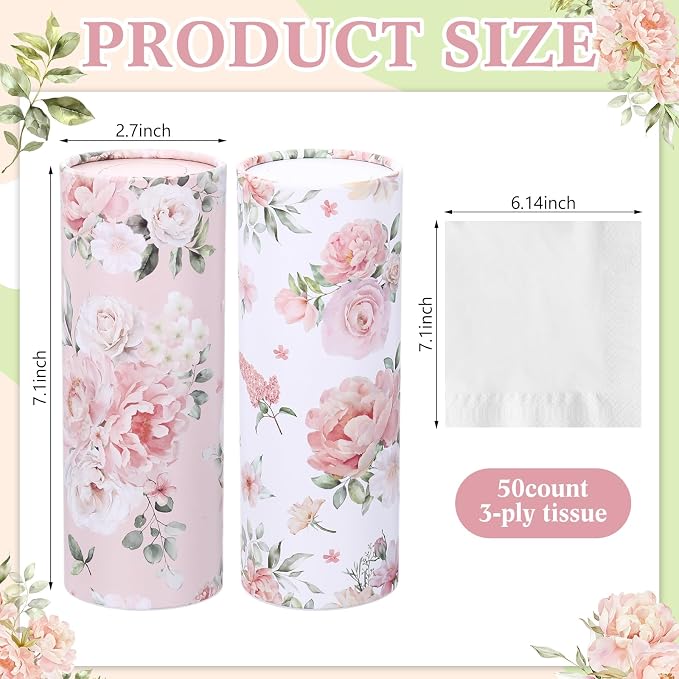 Ctosree 300 Sheets Spring Car Tissues Holder - Image 2