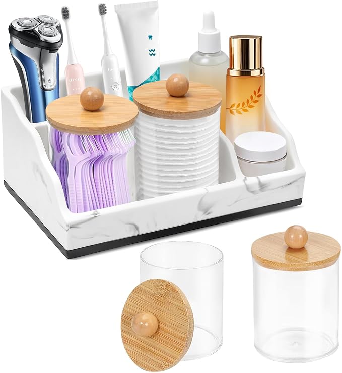 Bathroom Counter Organizer, Bathroom Organizer Countertop Toothbrush and by MSBRCH