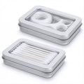 2Pcs Cotton Swab Holder for Travel, Portable Swab Case by Unknown