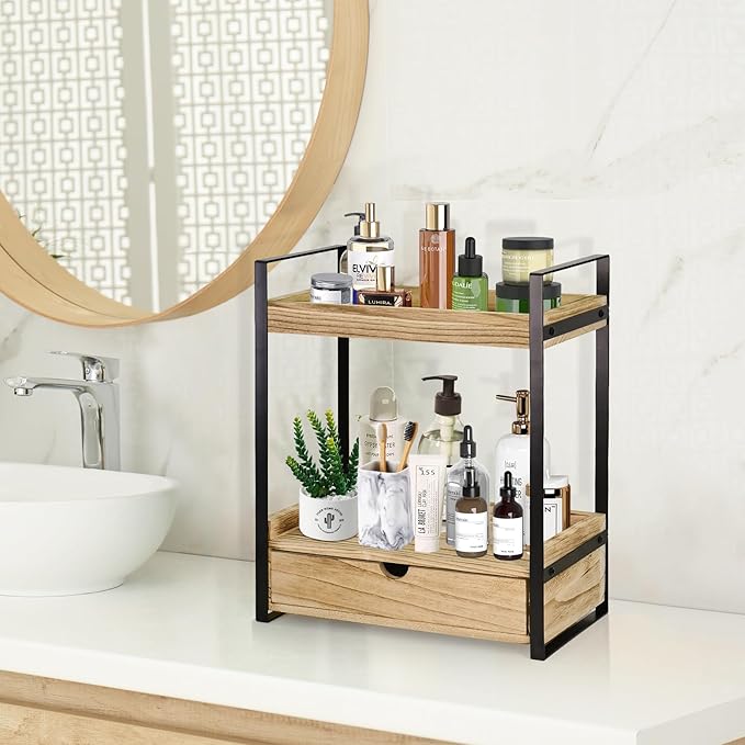 2-Tier Bathroom Organizer Countertop - Image 4