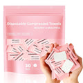Compressed Disposable Face Towel, Thicker Individually Packaged Compressed by MishchiMakesYourLifeEasier