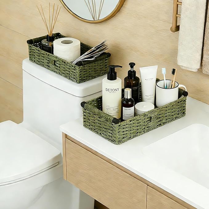 Green Toilet Basket Tank Topper - Image 4
