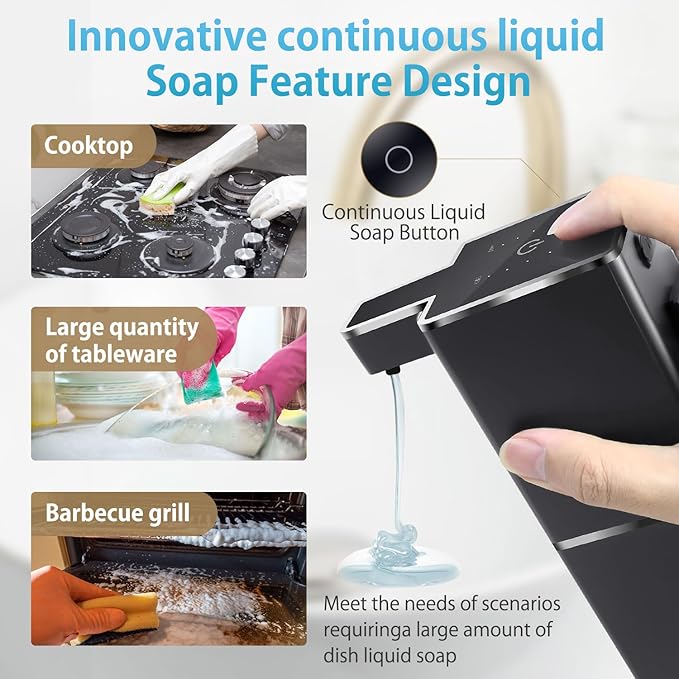 Automatic Liquid Soap Dispenser Touchless Soap Dispenser 380ml/12.8oz - Image 4