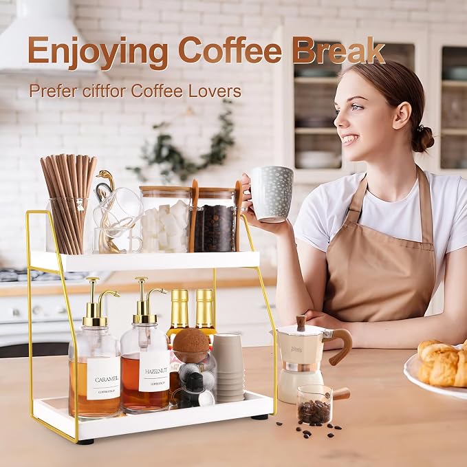 DWTS Coffee Bar Accessories, Coffee Station Organizer - Image 7