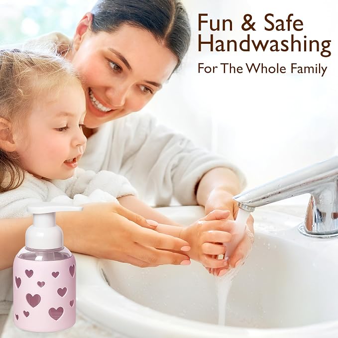 SoCal Suds & Company Foaming Hand Soap Dispenser Glass, Liquid Soap Pump - Image 7