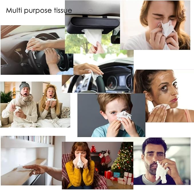 Car Tissue Refills, Auto Travel Tissue Packs, Facial Napkin Refills - Image 9