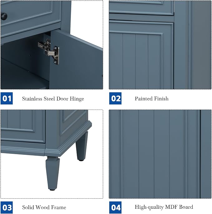 Harper & Bright Designs 24" Bathroom Vanity - Image 8