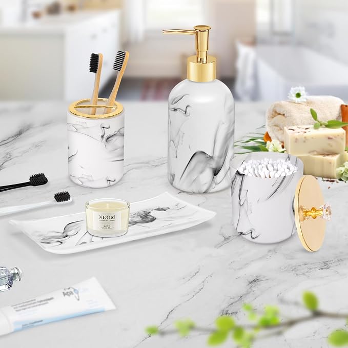 Haturi Bathroom Accessories Set, Glass Kits, Gift - Image 4