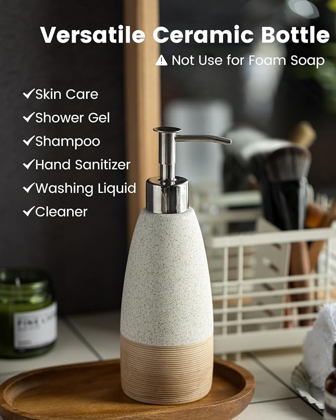 12oz Dish Soap Dispenser with 2 Pumps - Image 5
