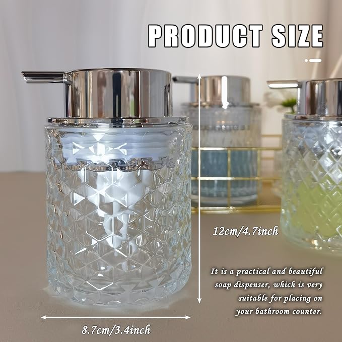 Glass Hand Foaming Soap Dispensers - Image 5