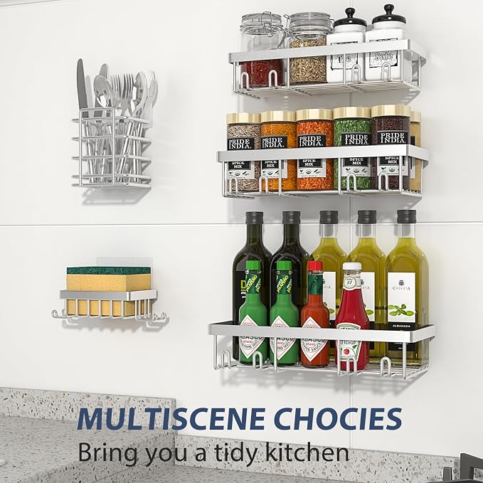 5 Pack Shower Caddy Organizer Rack Shelf - Image 8