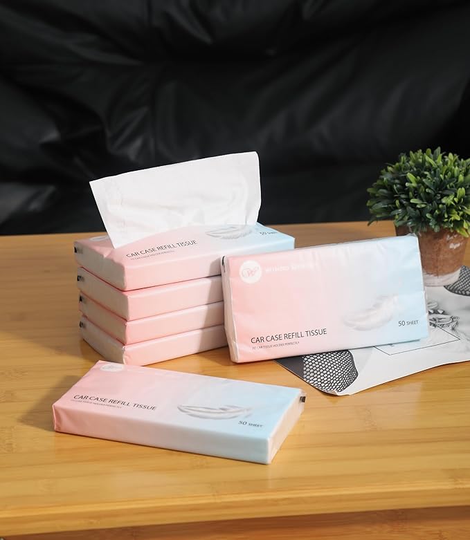 Car Tissue Refills 300 Sheets Facial Tissues Refills - Image 3