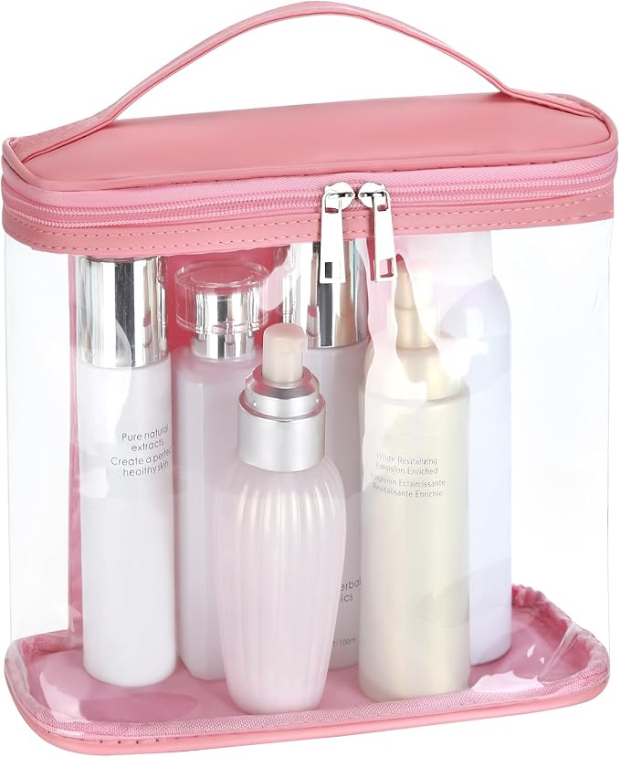 Heavy Duty Leak Proof Clear Travel Bags by HAOGUAGUA