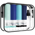 GLAMFIELDS Travel Bottles for Toiletries, TSA Approved 3.3oz Size LeakProof by GLAMFIELDS