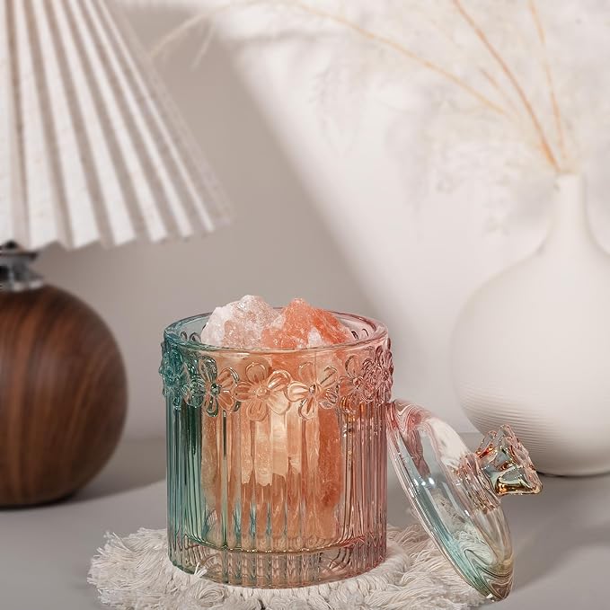 rejomiik 2 Pack Qtip Holder Glass Apothecary Jars - Image 8