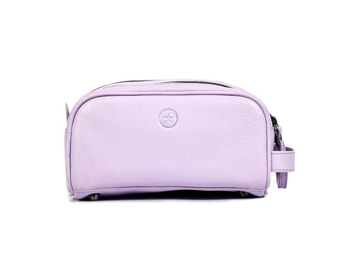 10" Premium Leather Toiletry Travel Pouch - Image 2