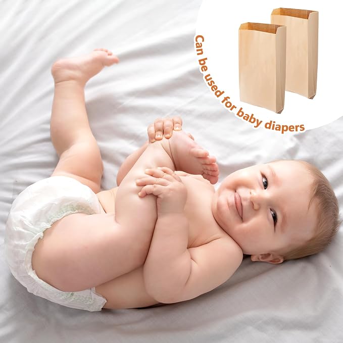 100 PCS Wax Paper Bags, 7.5 x 10 Inch, Suitable - Image 4
