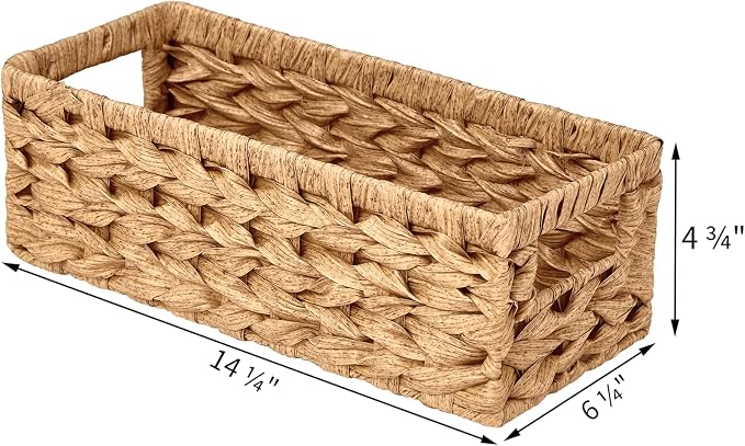 Vagusicc Wicker Storage Basket, Wicker Baskets - Image 2