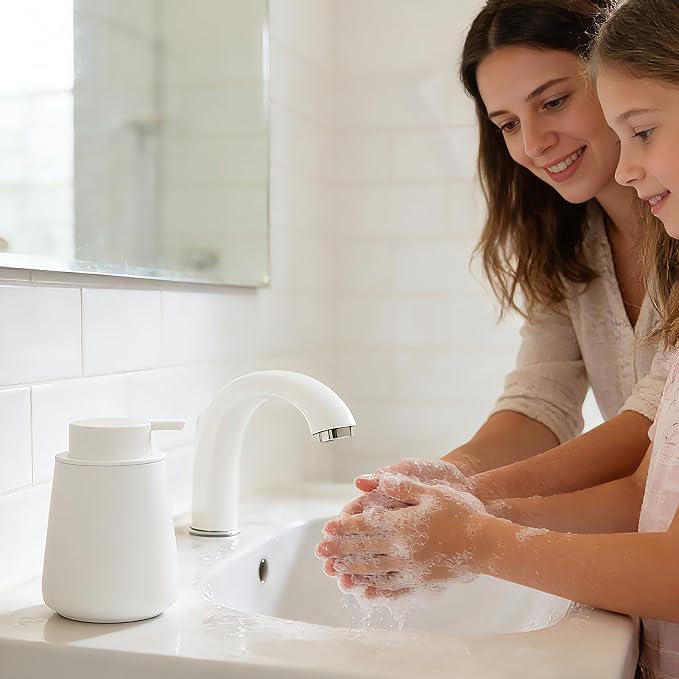 Ceramic Foaming Soap Dispenser, 12 Oz Foam Hand Soap Dispenser - Image 2