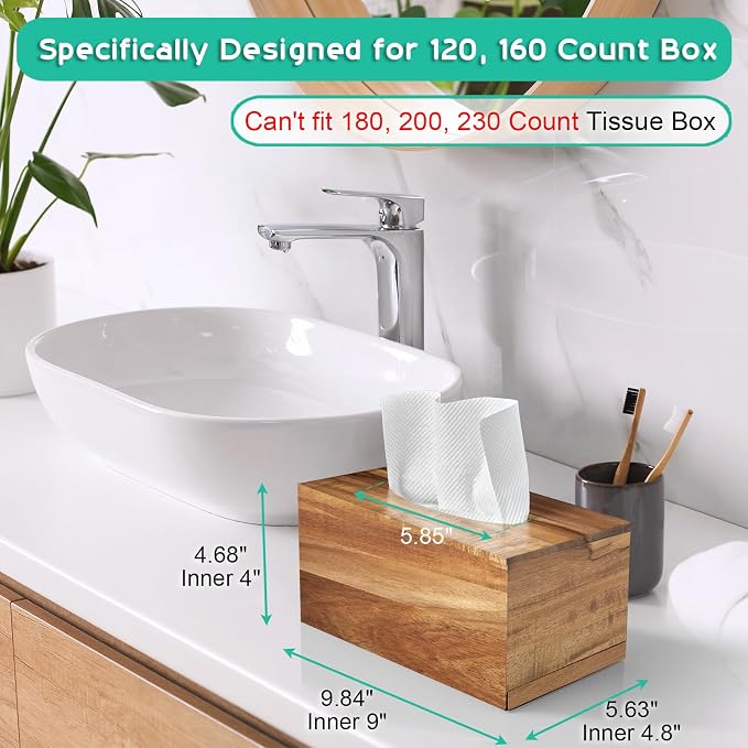 ALELION Rectangular Tissue Box Cover - Image 2