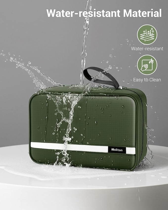 Maliton Toiletry Bag for Men & Women Large Toiletry Bags for Traveling Hanging - Image 4