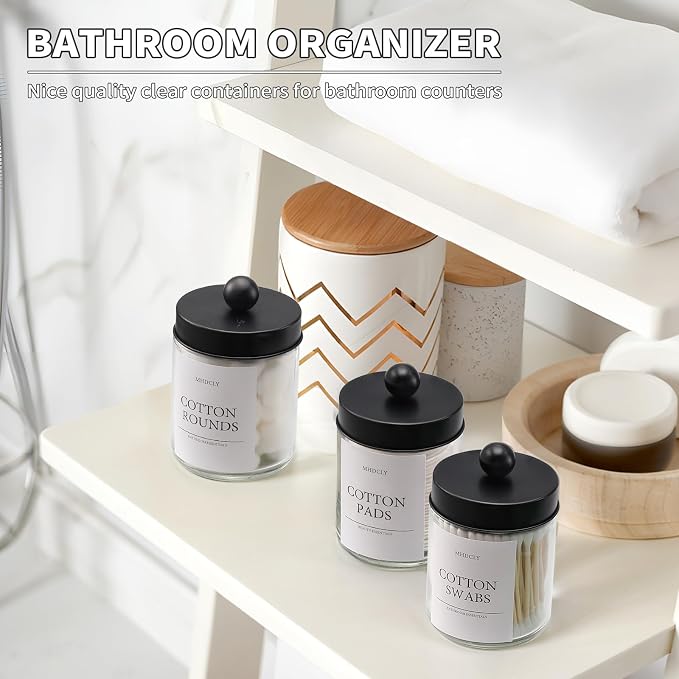Bathroom Organizers and Storage, 4 Pack Bathroom Accessories, Bathroom Decor - Image 2