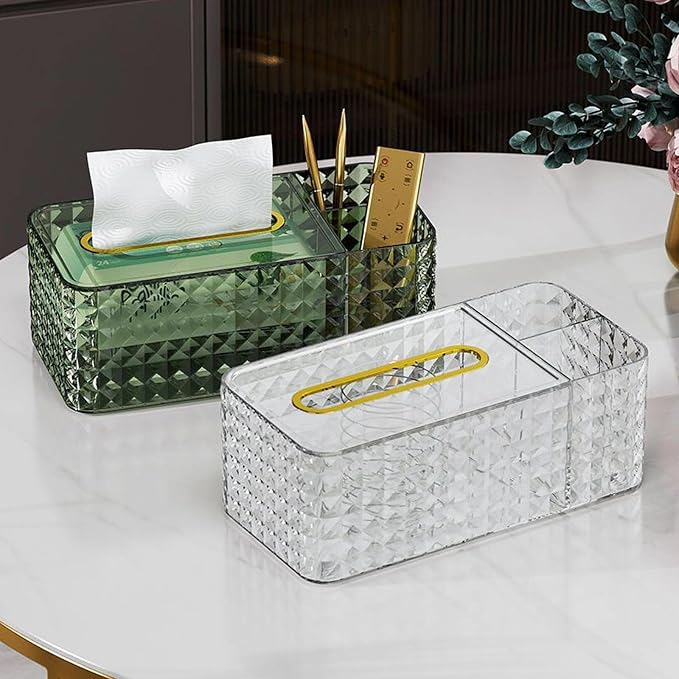 Tissue Box Cover Rectangle, Tissue Holder Napkin Dispenser - Image 6