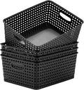 Plastic Storage Baskets for Organizing by Eslite