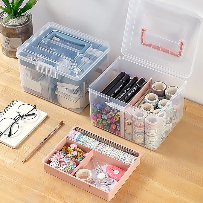 Clear Small Plastic Storage Box - Image 2
