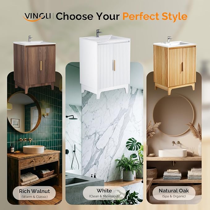VINGLI 24 Inch Bathroom Vanity - Image 10